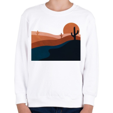 PRINTFASHION Sivatag 3 - Gyerek pulóver - Fehér gyerek pulóver, kardigán