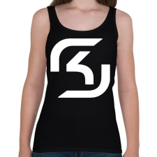 PRINTFASHION Sk logo - Női atléta - Fekete női trikó