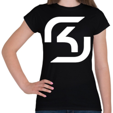 PRINTFASHION Sk logo - Női póló - Fekete