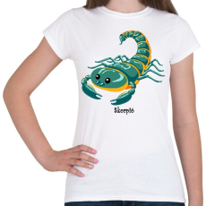 PRINTFASHION Skorpió - Női póló - Fehér