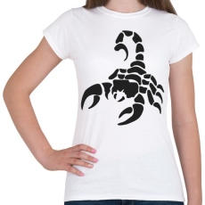PRINTFASHION Skorpió - Női póló - Fehér