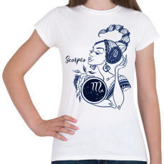 PRINTFASHION skorpió - Női póló - Fehér