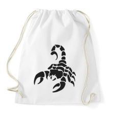 PRINTFASHION Skorpió - Sportzsák, Tornazsák - Fehér tornazsák