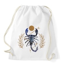 PRINTFASHION Skorpió - Sportzsák, Tornazsák - Fehér tornazsák