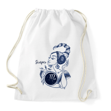 PRINTFASHION skorpió - Sportzsák, Tornazsák - Fehér tornazsák