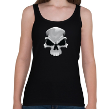PRINTFASHION Skull - Női atléta - Fekete női trikó