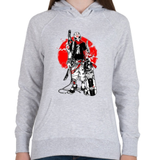 PRINTFASHION Skull Punk Teneeger - Női kapucnis pulóver - Sport szürke