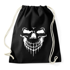 PRINTFASHION Skullface - Sportzsák, Tornazsák - Fekete tornazsák