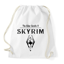 PRINTFASHION SKYRIM - Sportzsák, Tornazsák - Fehér tornazsák