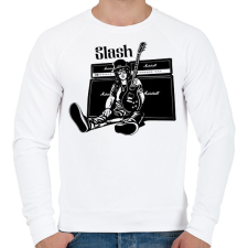 PRINTFASHION slash 2 - Férfi pulóver - Fehér férfi pulóver, kardigán