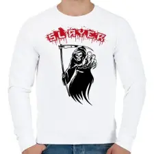 PRINTFASHION Slayer - Férfi pulóver - Fehér férfi pulóver, kardigán