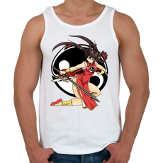PRINTFASHION Slayer Girl - Férfi atléta - Fehér