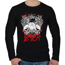 PRINTFASHION SLAYER metal band - Férfi hosszú ujjú póló - Fekete férfi póló