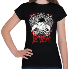 PRINTFASHION SLAYER metal band - Női póló - Fekete