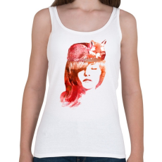 PRINTFASHION Sleep fox - Női atléta - Fehér