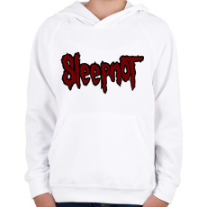 PRINTFASHION Sleepnot - Gyerek kapucnis pulóver - Fehér
