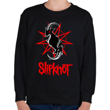 PRINTFASHION slipknot2 - Gyerek pulóver - Fekete gyerek pulóver, kardigán