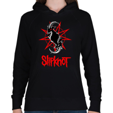 PRINTFASHION slipknot2 - Női kapucnis pulóver - Fekete női pulóver, kardigán