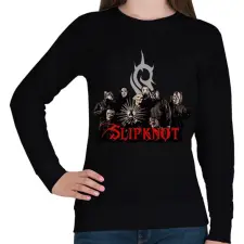 PRINTFASHION slipknot - Női pulóver - Fekete női pulóver, kardigán