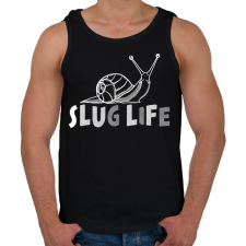 PRINTFASHION Slug life - Férfi atléta - Fekete atléta, trikó