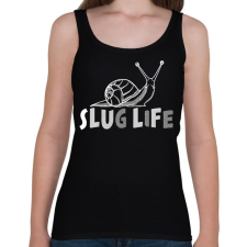 PRINTFASHION Slug life - Női atléta - Fekete női trikó