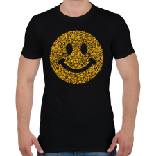 PRINTFASHION Smile - Férfi póló - Fekete férfi póló