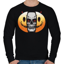 PRINTFASHION Smile - Férfi pulóver - Fekete férfi pulóver, kardigán