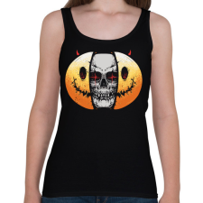 PRINTFASHION Smile - Női atléta - Fekete női trikó