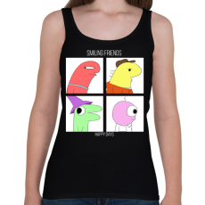 PRINTFASHION Smiling Friends - Női atléta - Fekete