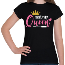 PRINTFASHION Sminkes királynő - Női póló - Fekete női póló