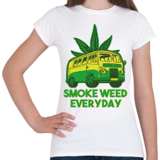 PRINTFASHION smoke weed everyday - Női póló - Fehér női póló