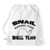 PRINTFASHION Snail running team - Sportzsák, Tornazsák - Fehér