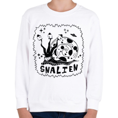PRINTFASHION Snailen - Gyerek pulóver - Fehér