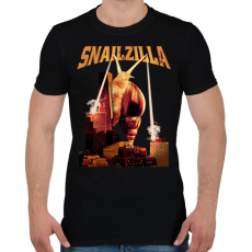 PRINTFASHION SnailZilla - Férfi póló - Fekete