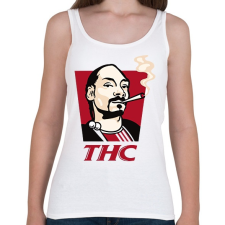 PRINTFASHION Snoop THC Dogg - Női atléta - Fehér női trikó