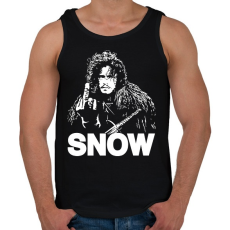PRINTFASHION SNOW - Férfi atléta - Fekete