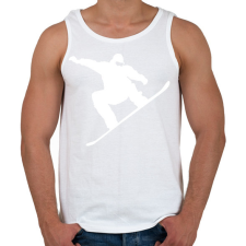 PRINTFASHION Snowboard 04 - Férfi atléta - Fehér atléta, trikó