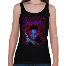 PRINTFASHION SNOWFALL - Női atléta - Fekete