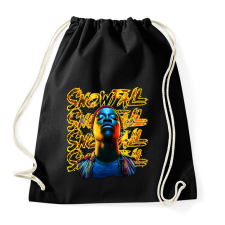 PRINTFASHION Snowfall - Sportzsák, Tornazsák - Fekete tornazsák