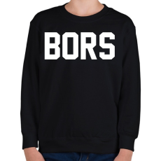 PRINTFASHION Só Bors páros 1 - Gyerek pulóver - Fekete