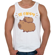 PRINTFASHION So cappy - Férfi atléta - Fehér atléta, trikó