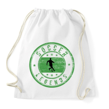 PRINTFASHION soccer legengds - Sportzsák, Tornazsák - Fehér tornazsák