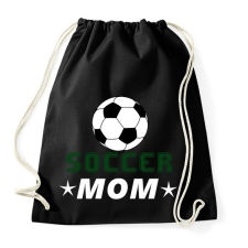 PRINTFASHION soccer mom - Sportzsák, Tornazsák - Fekete tornazsák