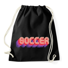 PRINTFASHION Soccer - Sportzsák, Tornazsák - Fekete tornazsák