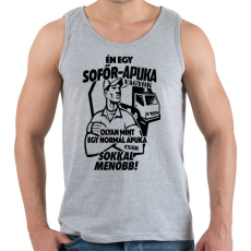 PRINTFASHION Sofőr Apuka - Férfi atléta - Sport szürke