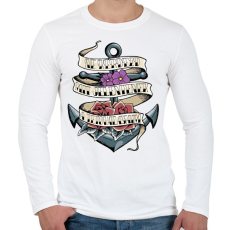 PRINTFASHION Soha ne kérdezd - Férfi hosszú ujjú póló - Fehér