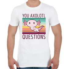 PRINTFASHION Sok kérdést teszel fel - Férfi póló - Fehér férfi póló