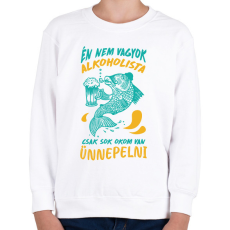 PRINTFASHION Sok okom van ünnepelni - Gyerek pulóver - Fehér