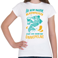 PRINTFASHION Sok okom van ünnepelni - Női póló - Fehér női póló