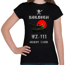 PRINTFASHION SOLDIER-WZ111 - Női póló - Fekete női póló